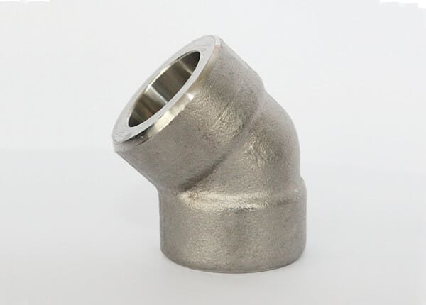 Socket Weld 45° Elbow Fitting by Hindco Steel and Alloys