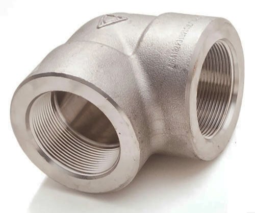Threaded 90° Elbow Fitting by Hindco Steel and Alloys