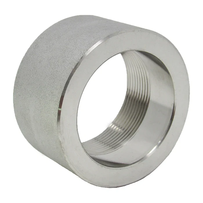 Threaded Half Coupling Fitting by Hindco Steel and Alloys