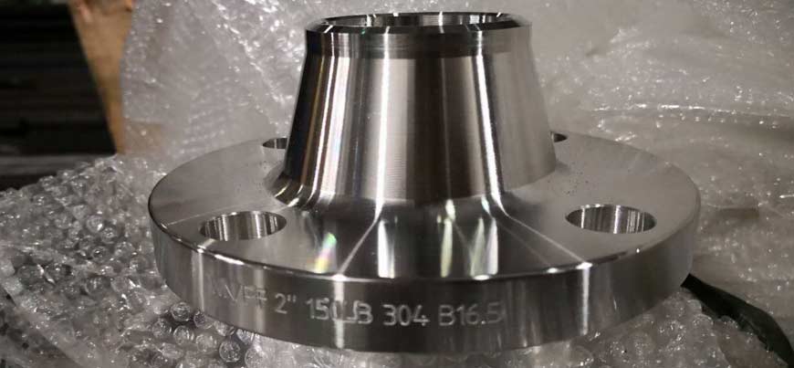 Weld Neck Flanges by Hindco Steel and Alloys